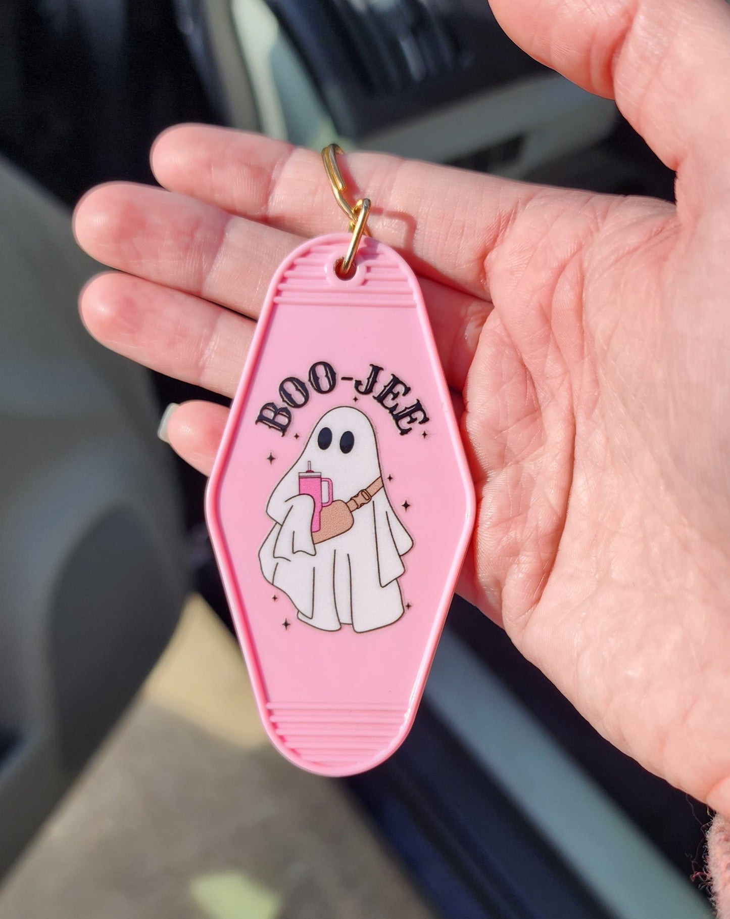 BOO-JEE Motel Keychain