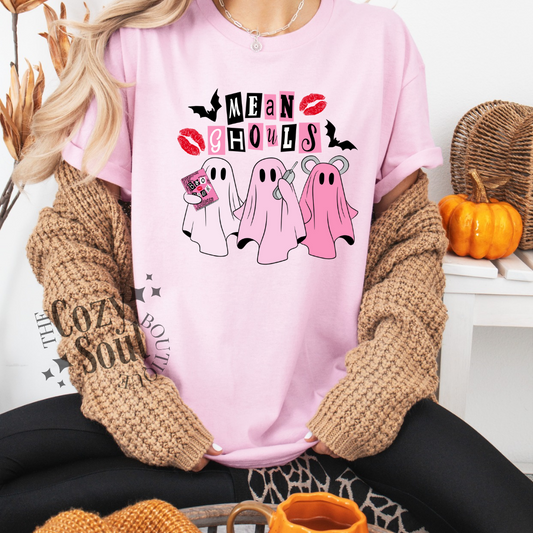 Light Pink Mean Ghouls Tshirt