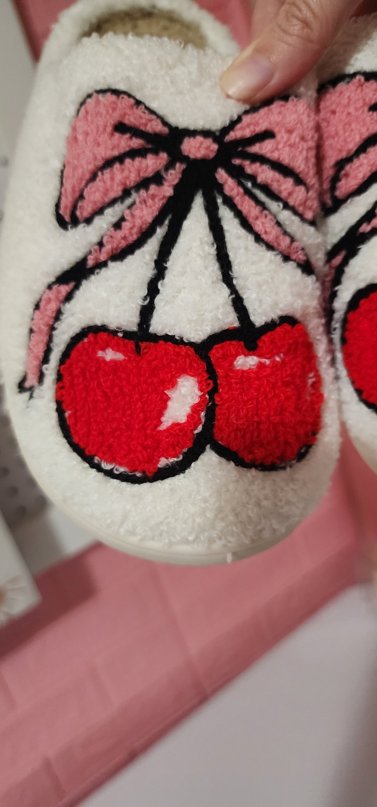 Imperfect Coquette Cherry Slippers
