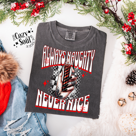 Always Naughty Never Nice Pepper Shirt