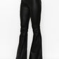 Black Leather Flares