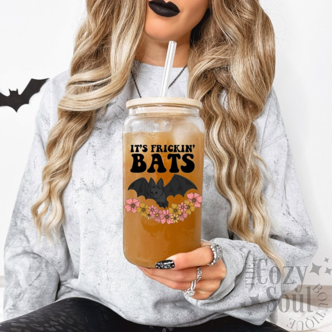 It's Frickin' Bats Glass Cup