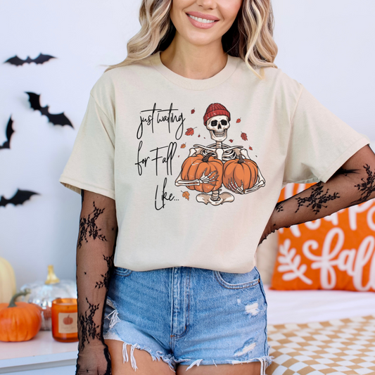 Just Waiting For Fall Like shirt