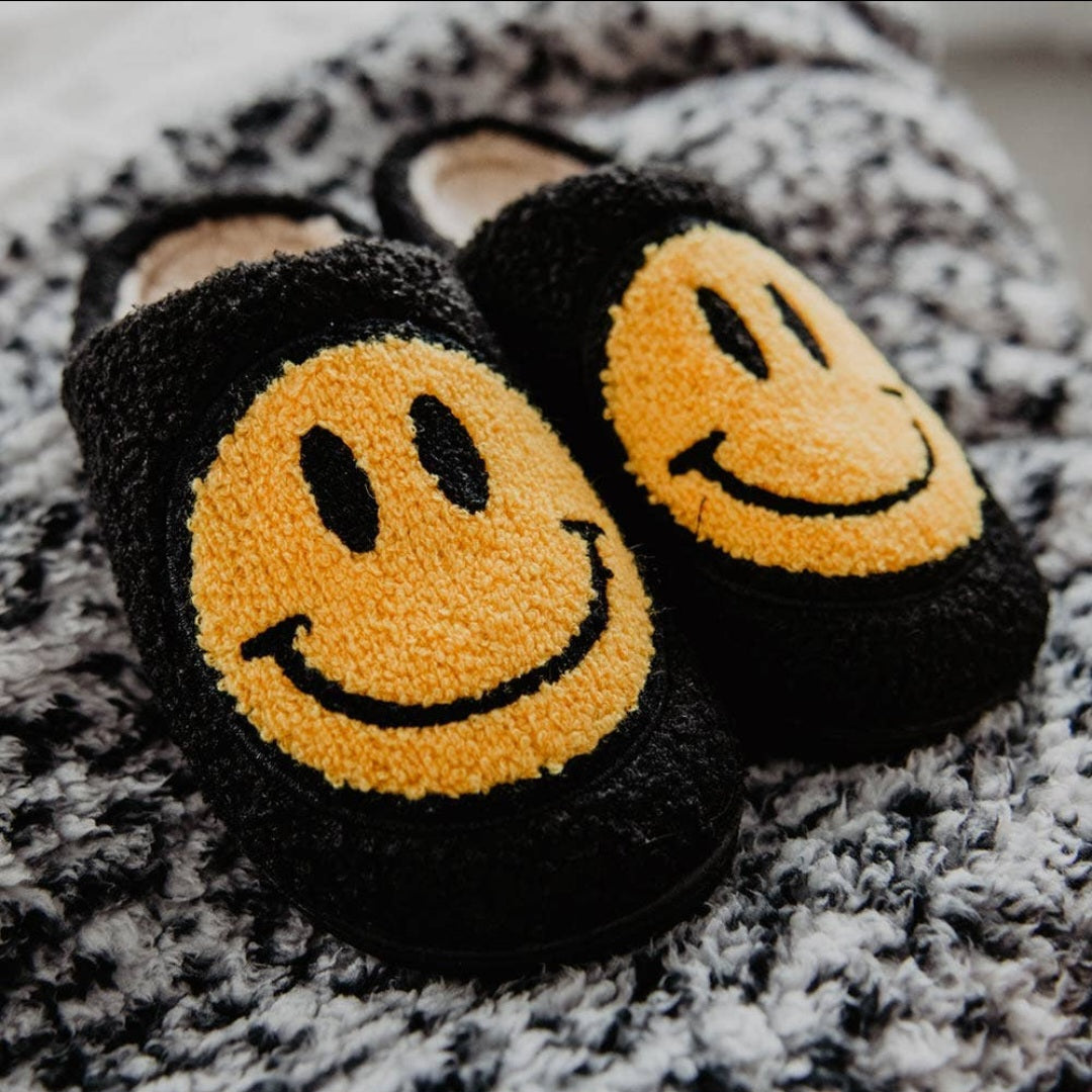 Black Smile Slippers