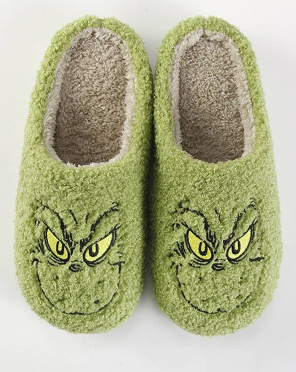 Green Mr. Mean Slippers