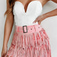 Light Pink Rhinestone Skort