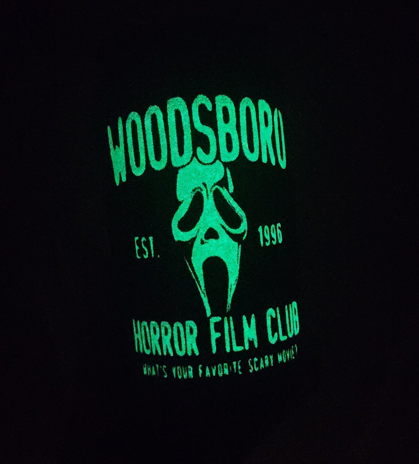 Scream (Glow in the Dark design) 16oz Glass Can