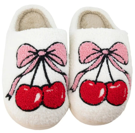 Coquette Cherry Slippers