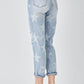 Star Patterned Risen Jeans
